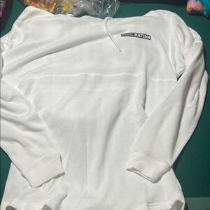 White Long Sleeve Sweatshirt